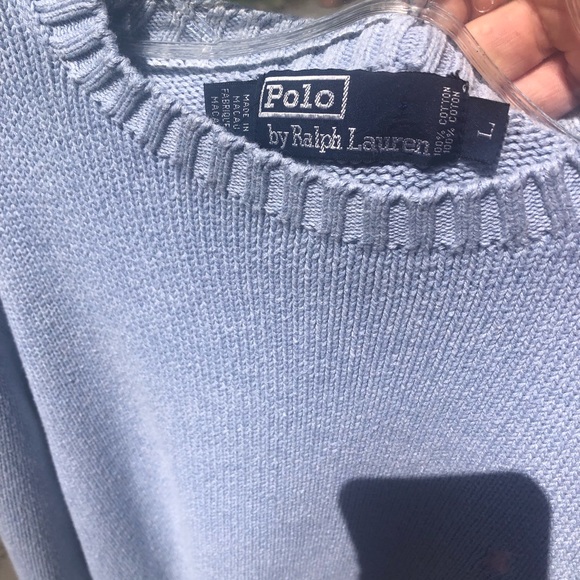 Ralph Lauren vintage cotton sweater. Size large. - Picture 4 of 10